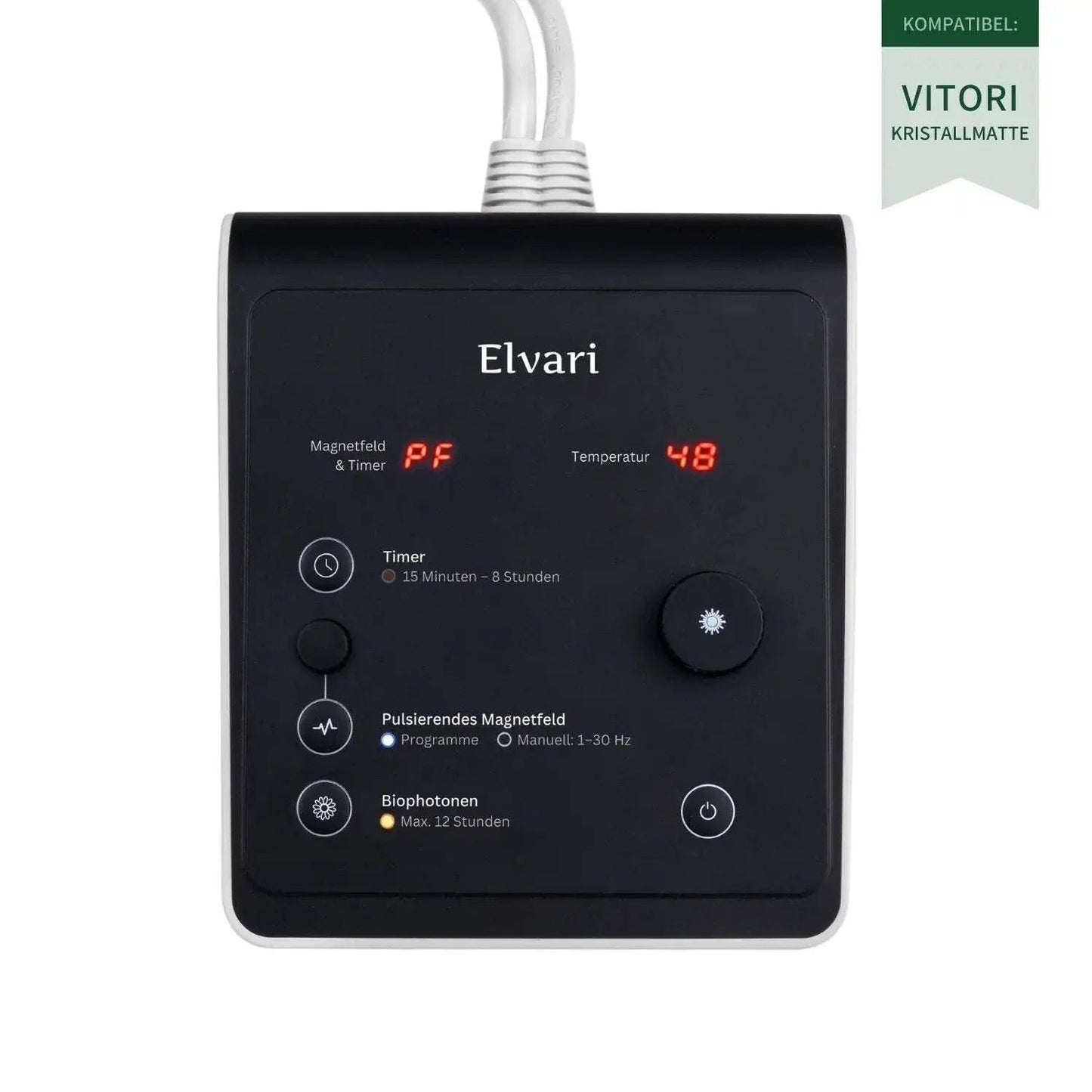 Kristallmatte Controller Pro von Elvari mit VITORI-Kompatibilität, LED-Display und intuitiver Steuerung online kaufen.