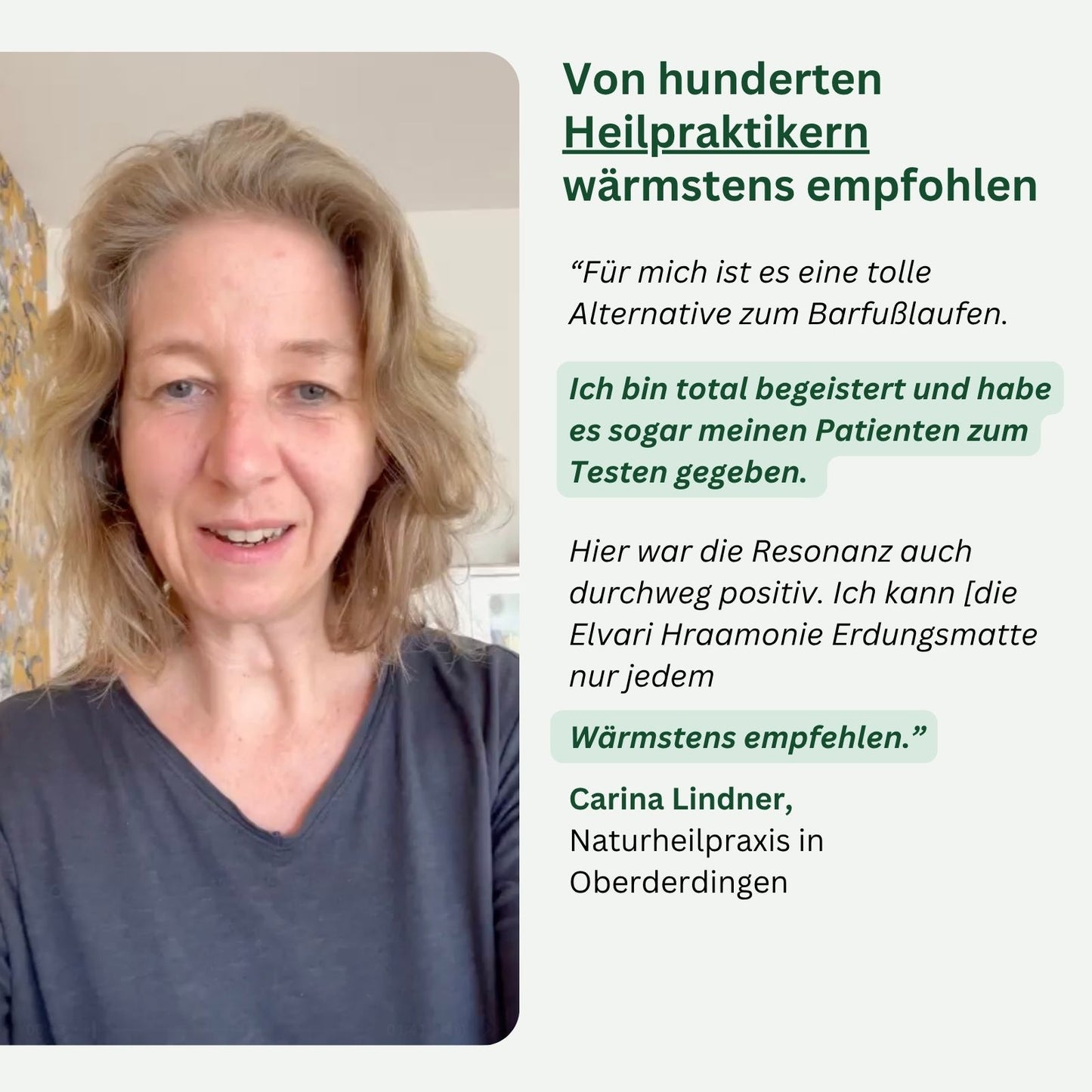 Elvari® Harmonie Erdungsmatte