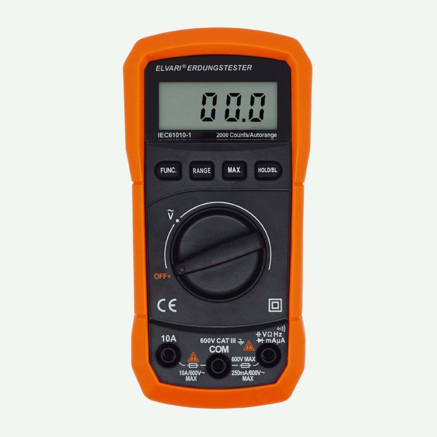 Elvari® Erdungstester mit digitalem Display zum Messen der Körperspannung für Grounding & Earthing Anwendungen. Erdungstester online kaufen.