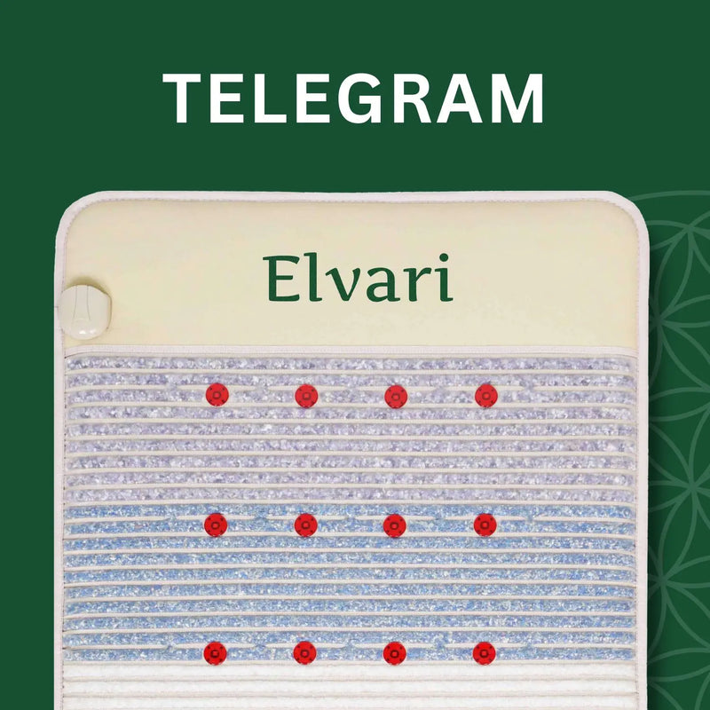 Alt-Text (Deutsch):  
Kristallmatte 2.0 von Elvari – Telegram Gruppe für Gesundheit & Energie