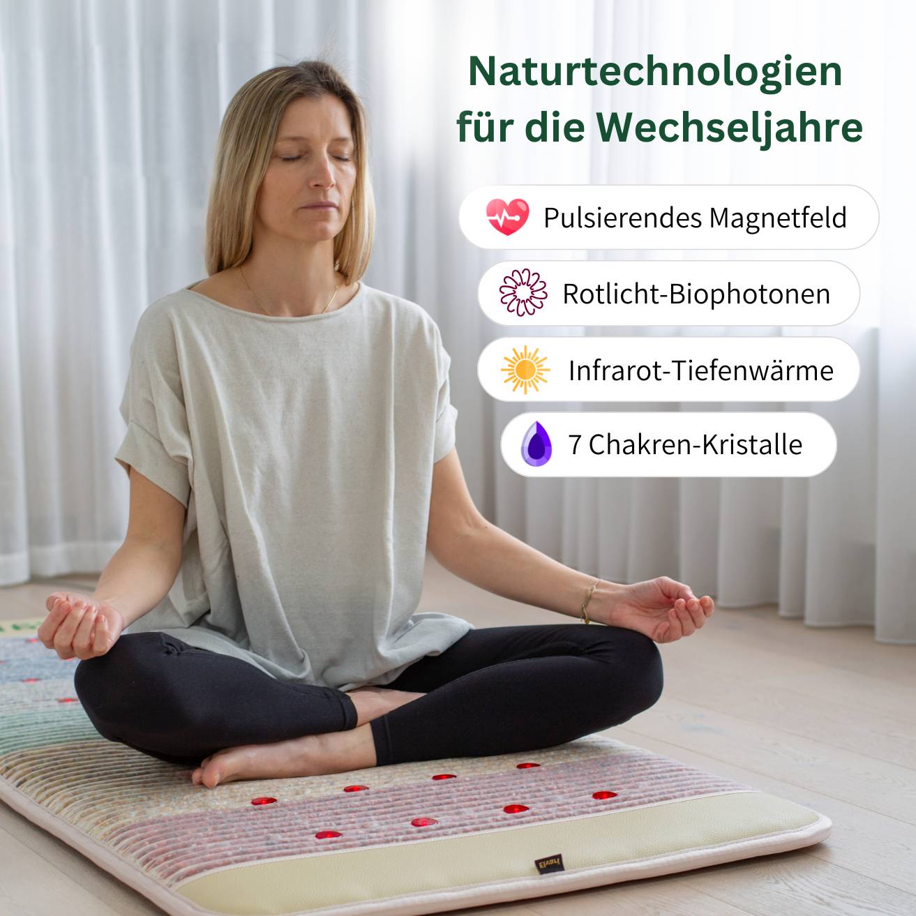 Elvari® Kristallmatte 2.0 – Deine Begleitung durch die Wechseljahre
