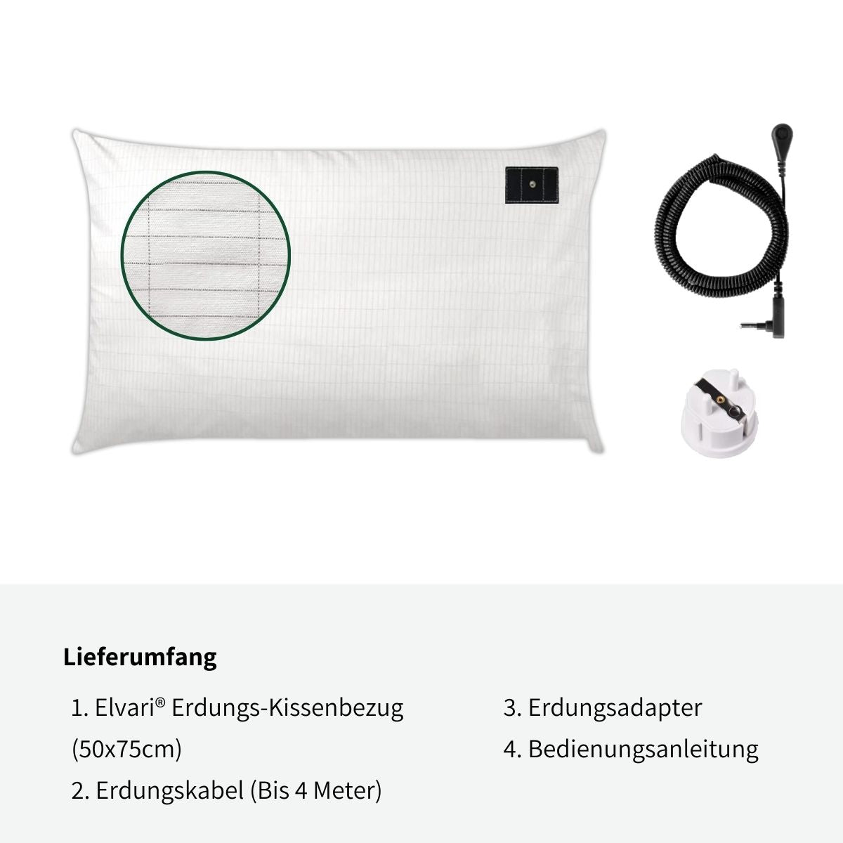 Elvari® Erdungs-Kissenbezug